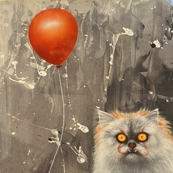 Pennywise cat art print - Picture 3 of 4